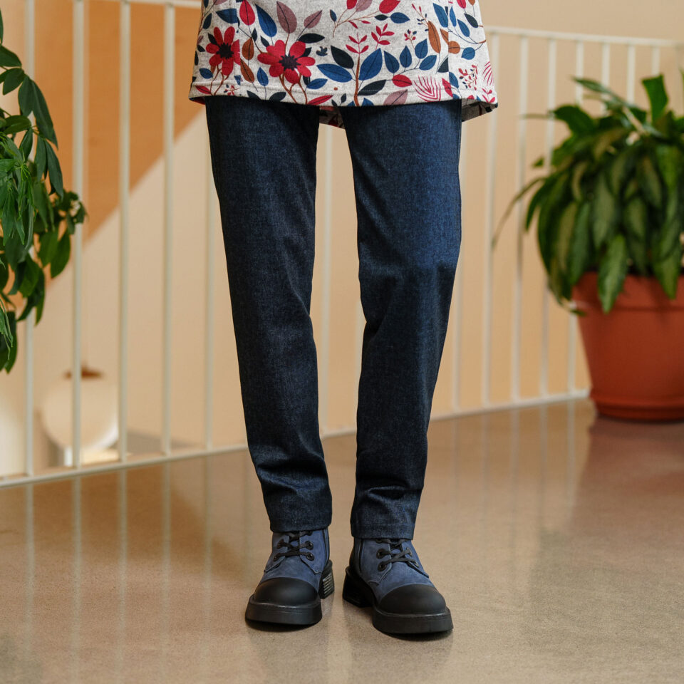 Pantalon granite Denim bleu