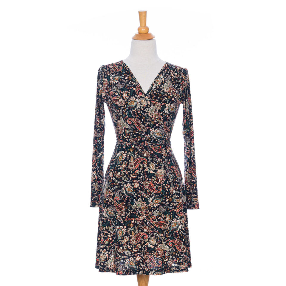 Robe épilobe Paisley d'automne