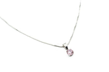 Charger l&#39;image dans la galerie, Collier - Rose Pale - Argent - Rouge Argent 9.25
