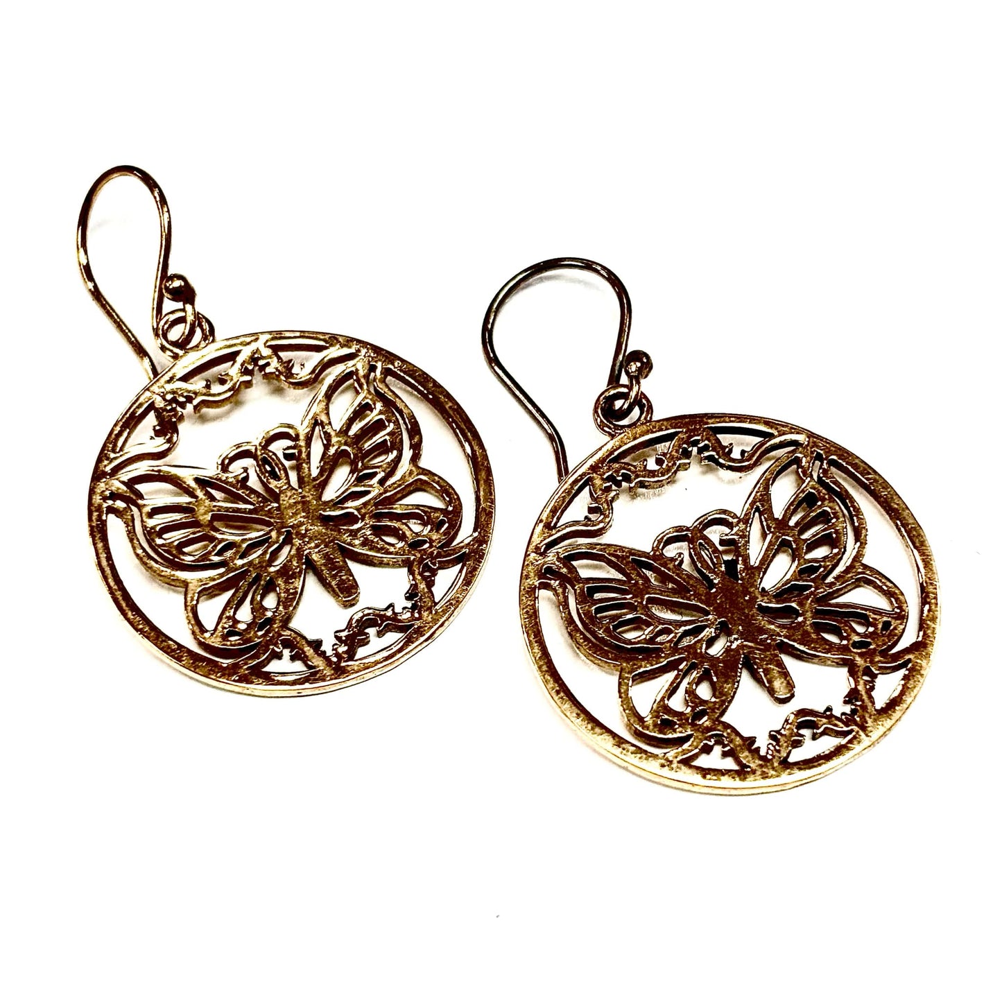 C20 Earrings - Gold Butterfly