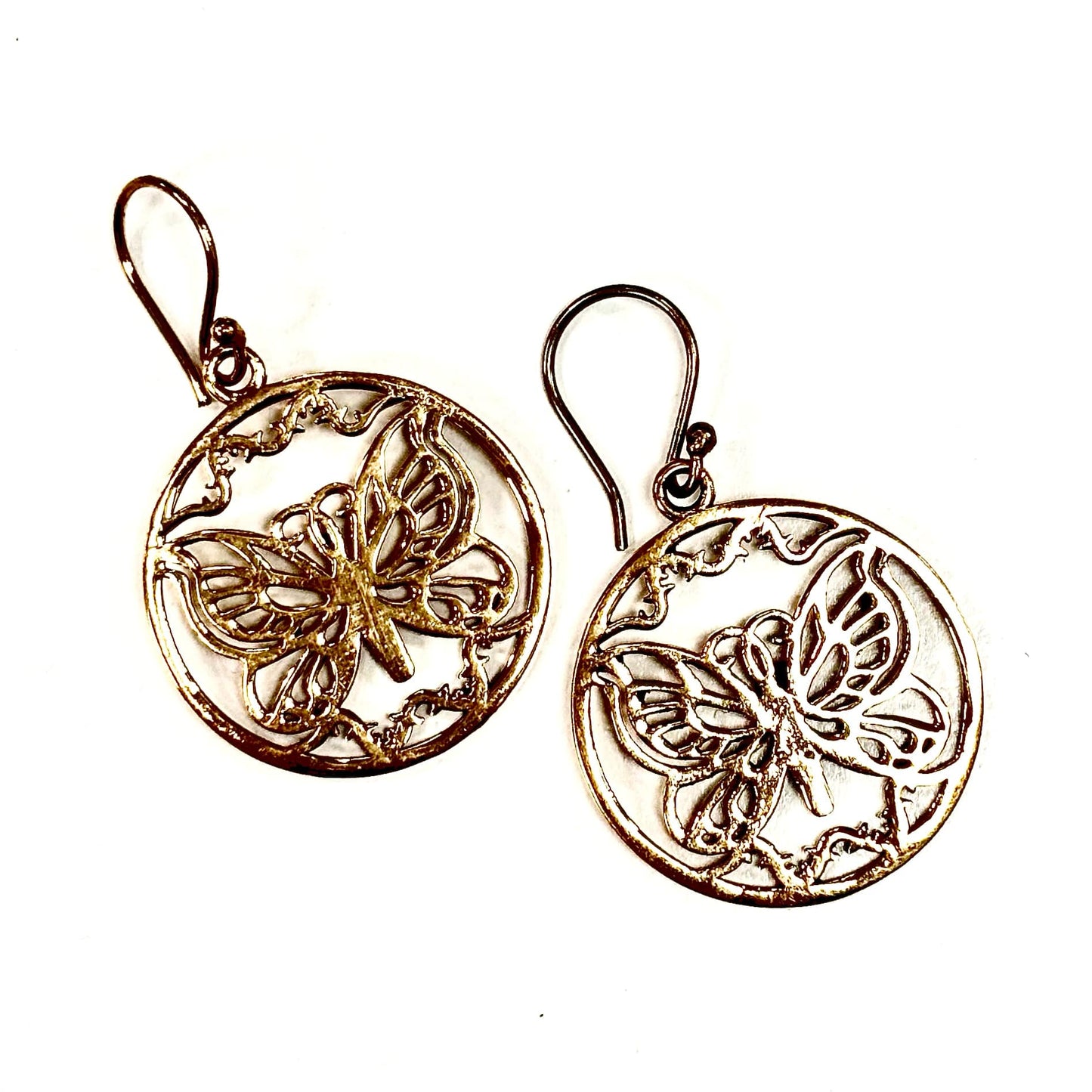 C20 Earrings - Gold Butterfly