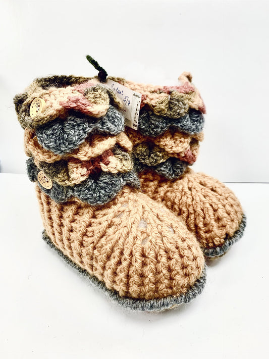 Bottine - Enfant 5/7 - Gris Chaussette - LA01