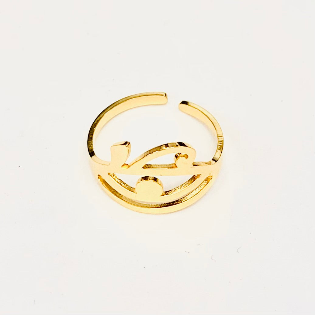 Ring - Horus - Gold - Fish Creation - ZM006