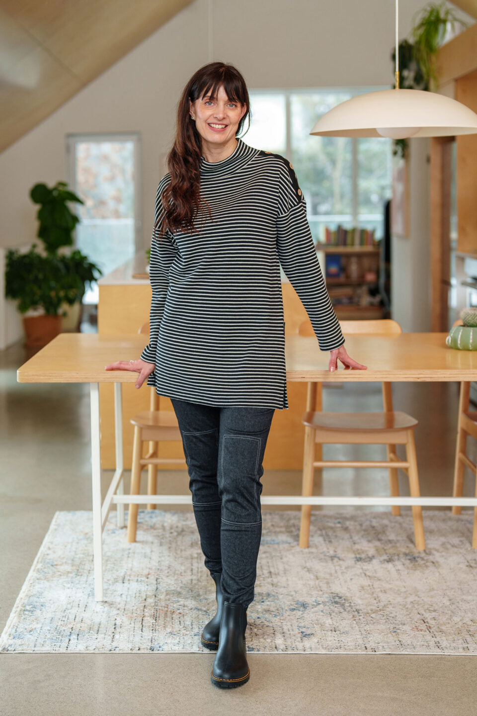 Pantalon cyprès Gris denim