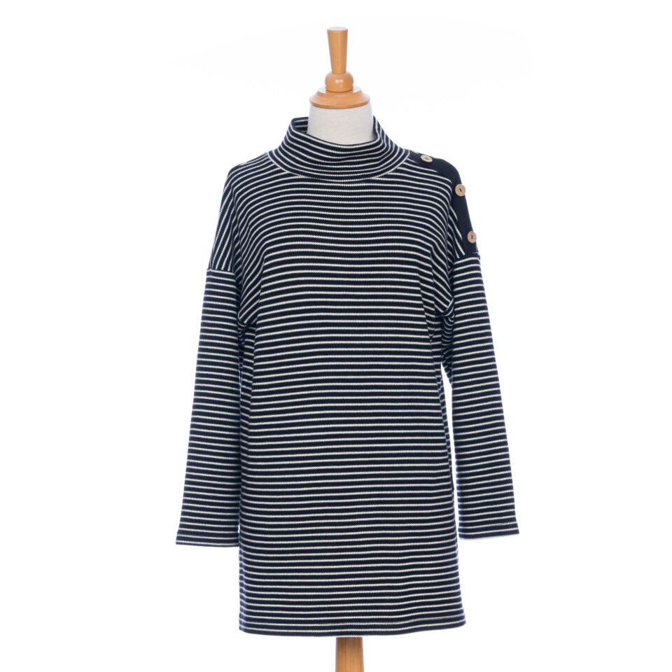 Tunique aralie Rayé noir et blanc