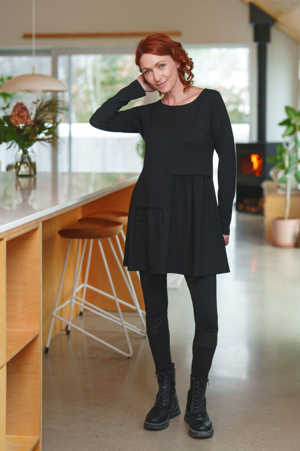 Tunique argousier Noir