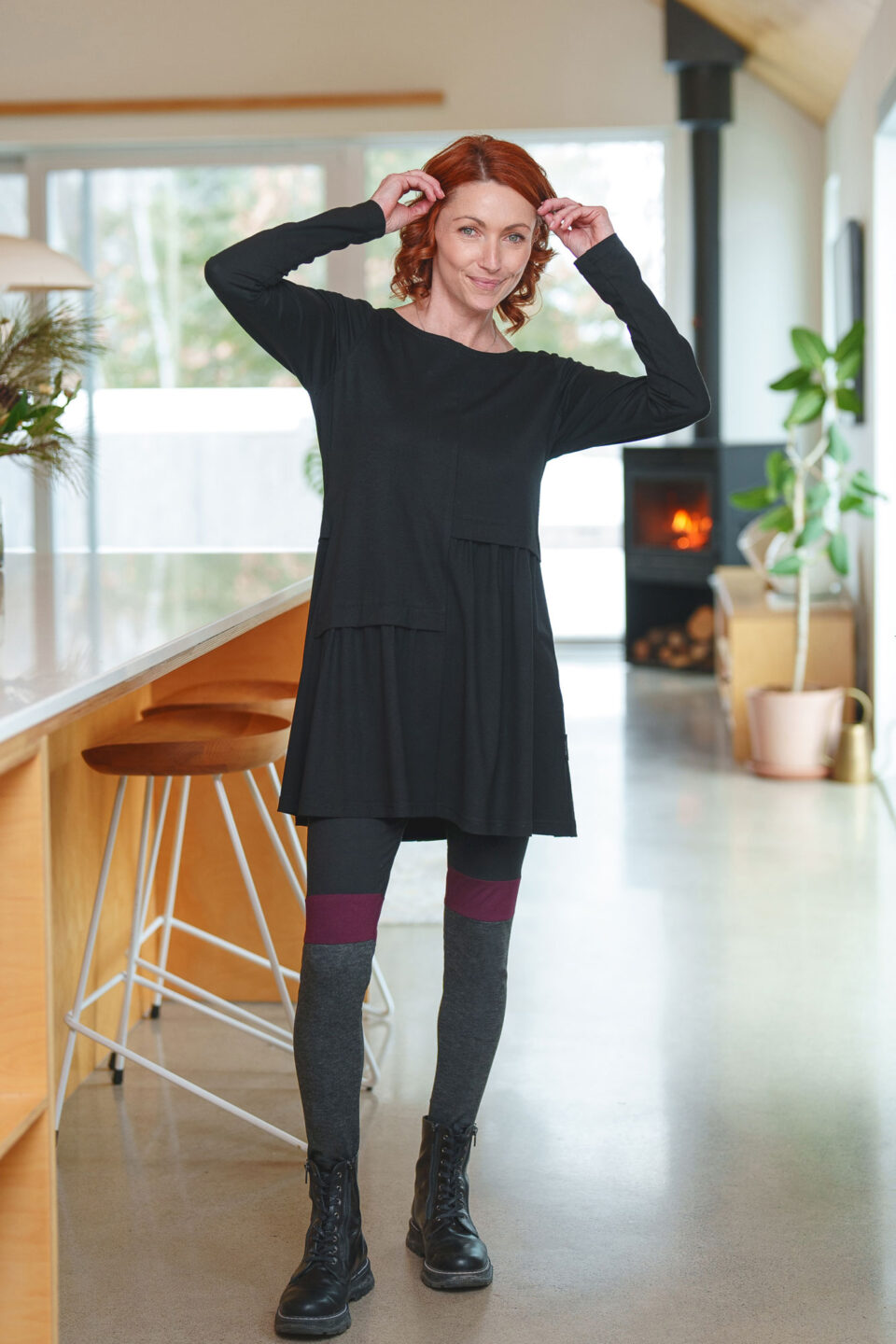 Tunique argousier Noir