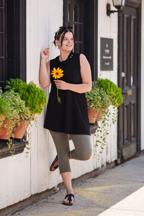 Tunique Piaf - Noir - Rien ne se Perd