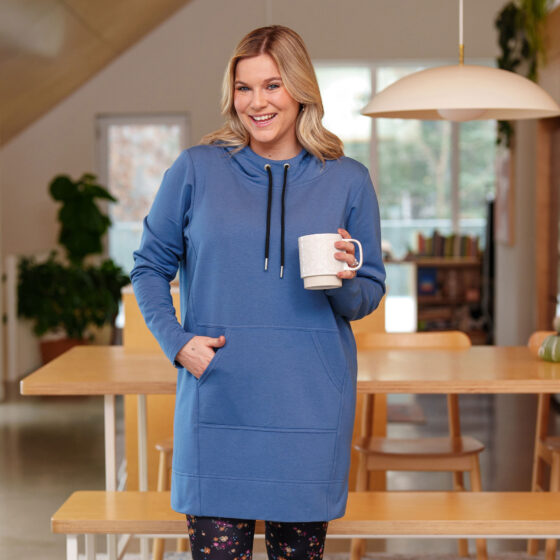 Tunique toundra Bleu