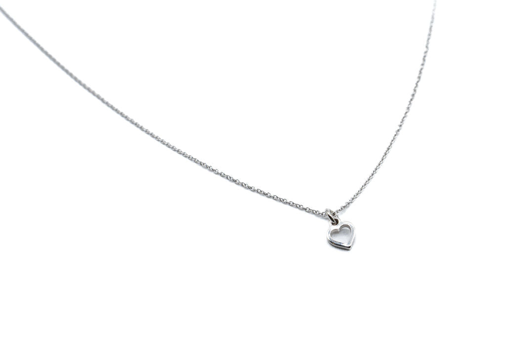 Collier P'tit Coeur - Rouge - Rouge Argent 9.25