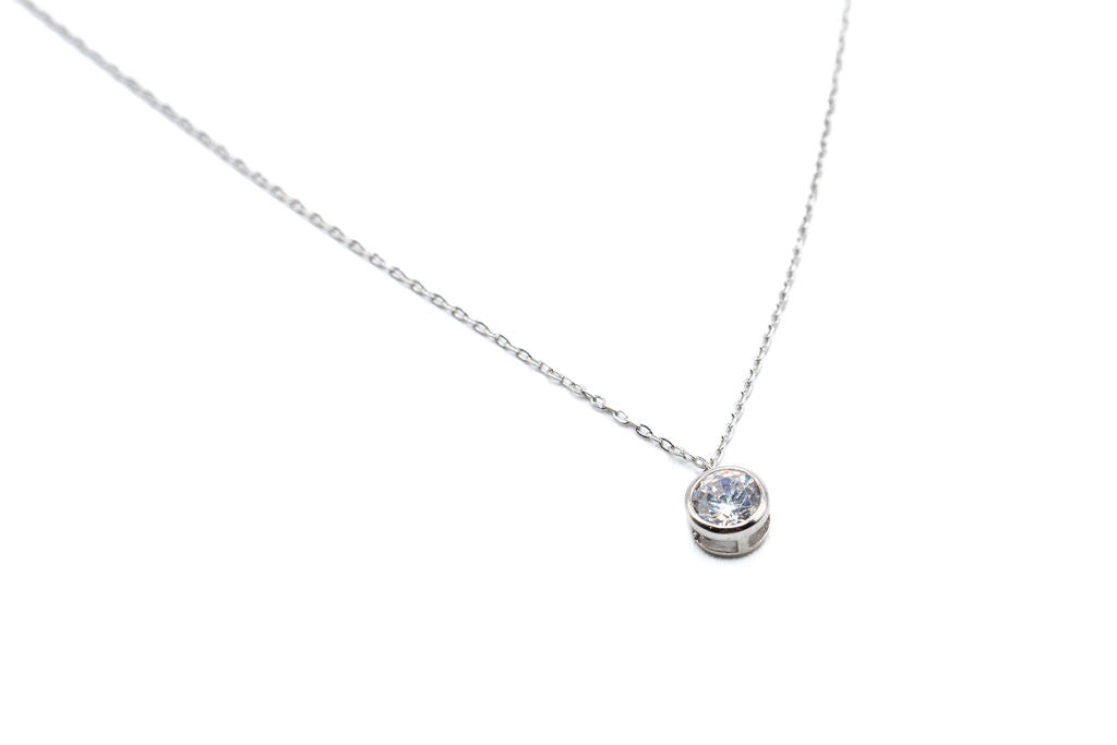 Collier L'encerclé - Rouge Argent 9.25