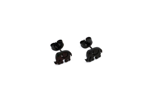 Bo Petit éléphant - Noir - Rouge inox