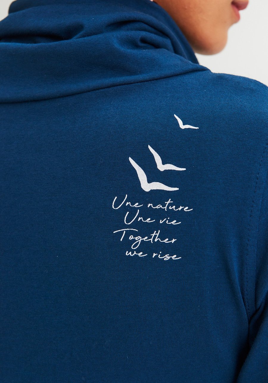 Tunique Abélia Bleu Nuit - Message Factory