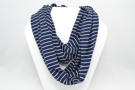 Foulard Baluchon rayures bleu et blanc