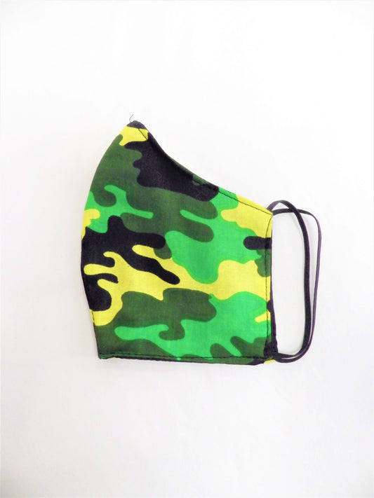 Camouflage vert et jaune