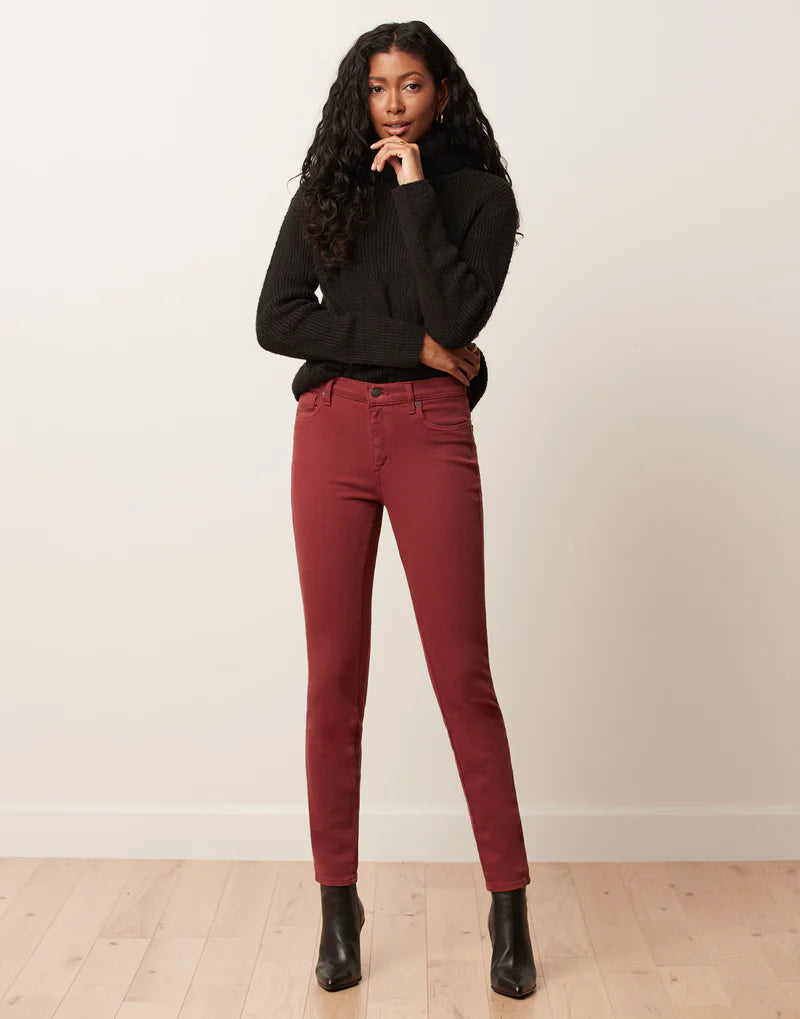 RACHEL JEANS - SLIM FIT - RUBY WINE - 30'' Inseam - Yoga Jeans