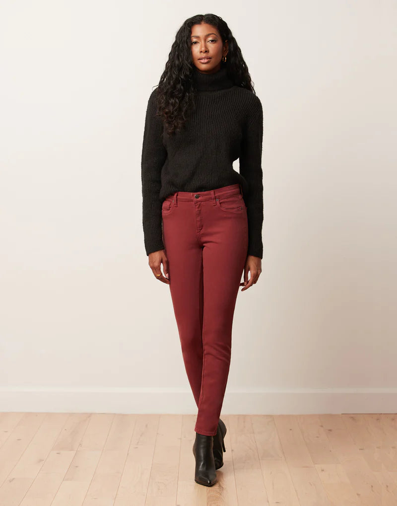 RACHEL JEANS - SLIM FIT - RUBY WINE - 30'' Inseam - Yoga Jeans
