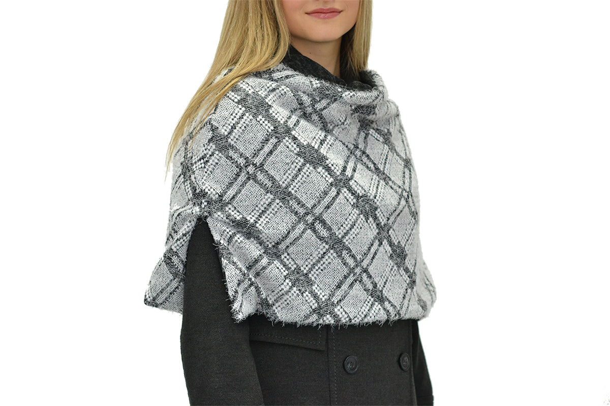 Foulard/Col gris poilu - Baluchon