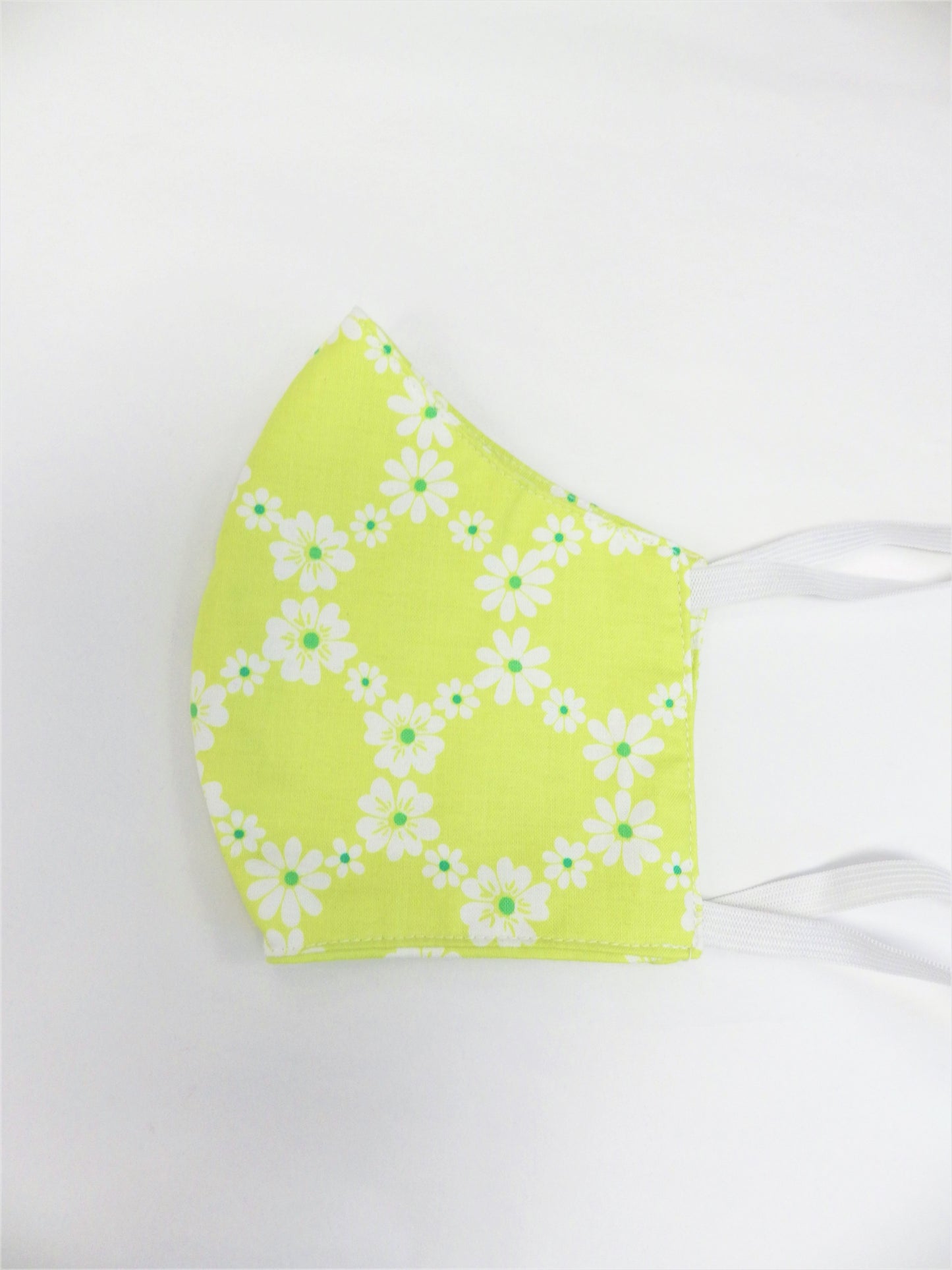 Vert & fleurs blanches