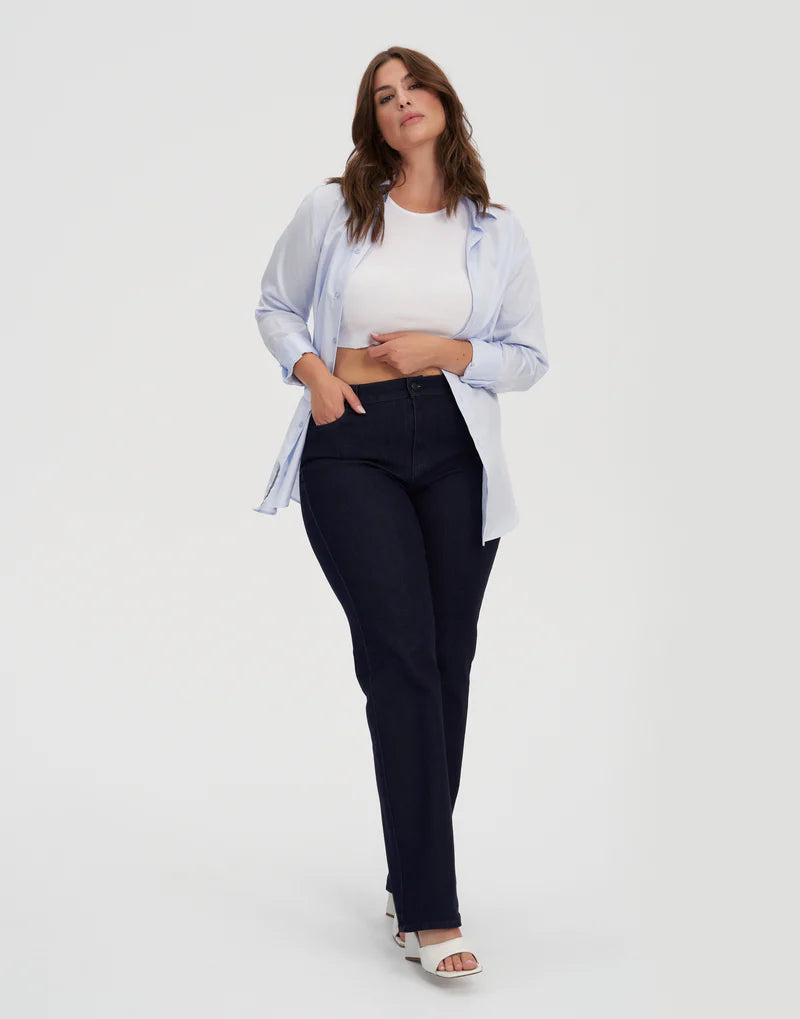 CHLOÉ - Coupe Droite -Taille Classique- Prague - Entrejambe 34''-  Yoga Jeans