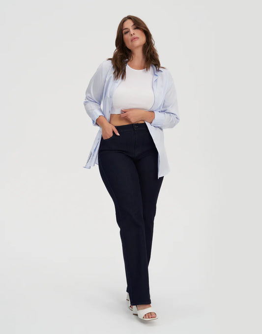 CHLOÉ - Coupe Droite -Taille Classique- Prague - Entrejambe 34''-  Yoga Jeans
