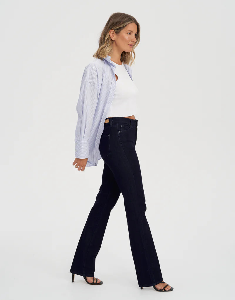 CHLOÉ - Coupe Droite -Taille Classique- Prague - Entrejambe 34''-  Yoga Jeans