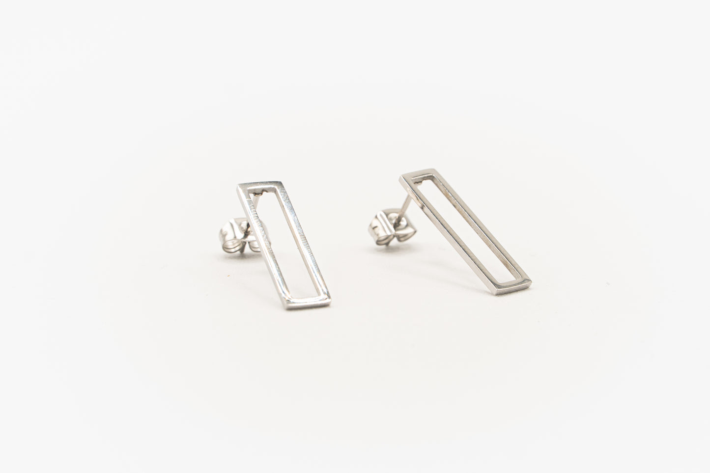 BO Rectangle - Argent - Rouge inox