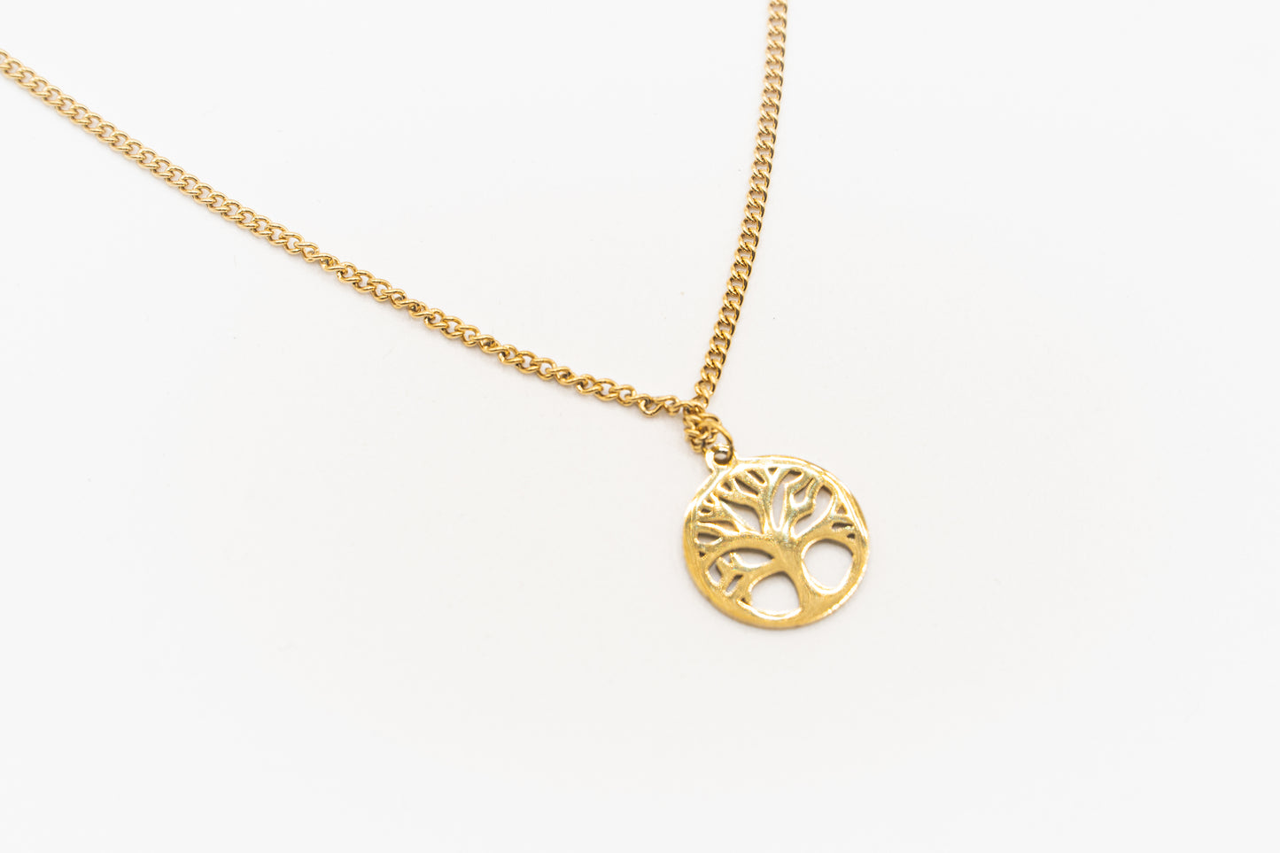 Collier Arbre de Vie Or - Rouge Inox