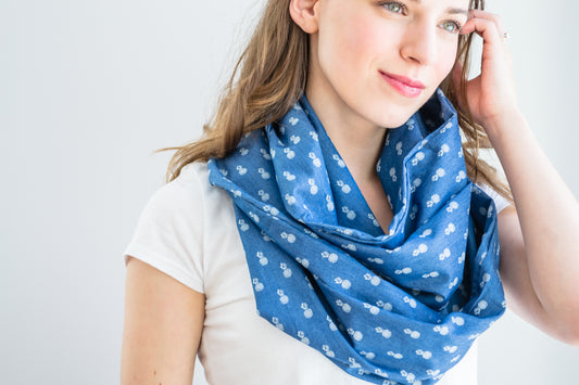 Foulard Baluchon jeans ananas