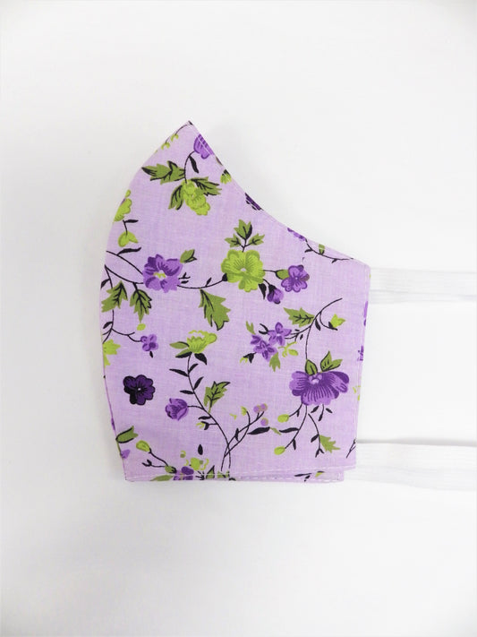 Mauve & fleurs mauves