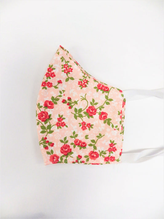 Rose & fleurs rouges