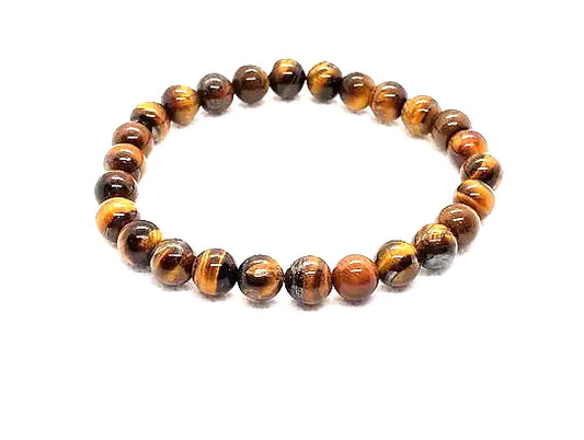 Bracelet Oeil de Tigre - Chakra Sacré - Bracelets Julie Veilleux