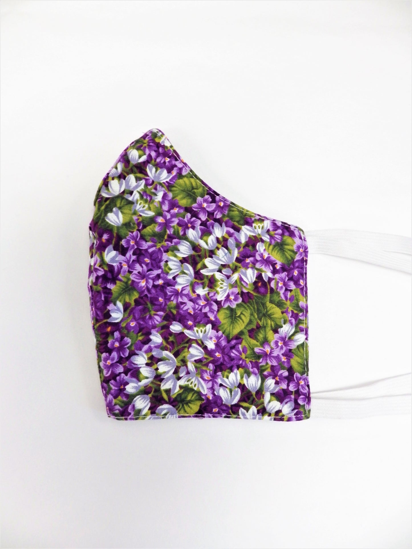 Purple and white flowers