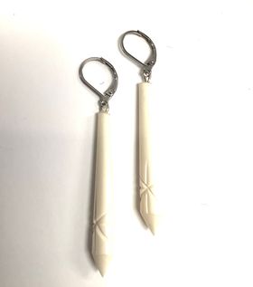 Boucles d'oreilles coquillage RA37 - Rouge Aventure