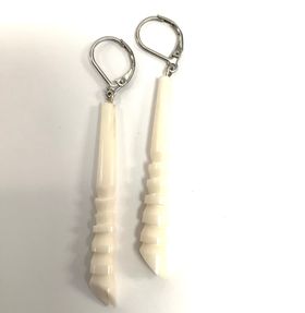 Boucles d'oreilles coquillage RA36 - Rouge Aventure