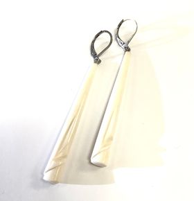 Boucles d'oreilles coquillage RA38 - Rouge Aventure