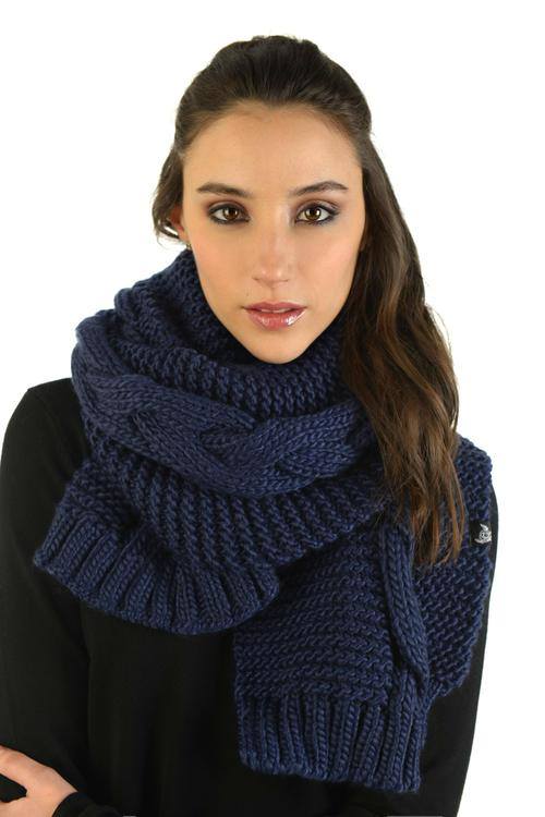 Foulard Molly bleu cobalt - Schwiing