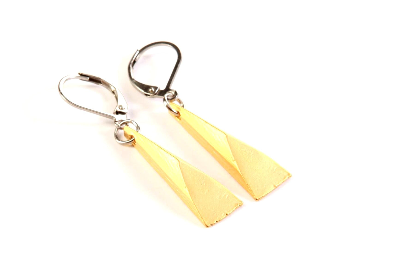 Triangle 3-Sided Ear Hanging - Red Jewelry