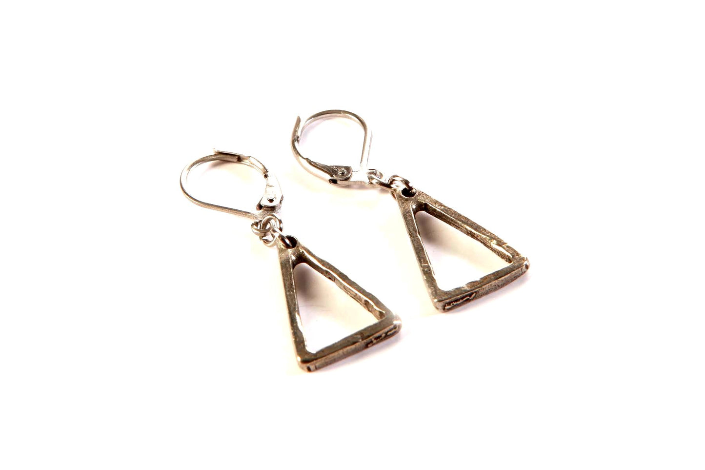 Isosceles Triangle 16mm Ear Hanging - Red Jewelry