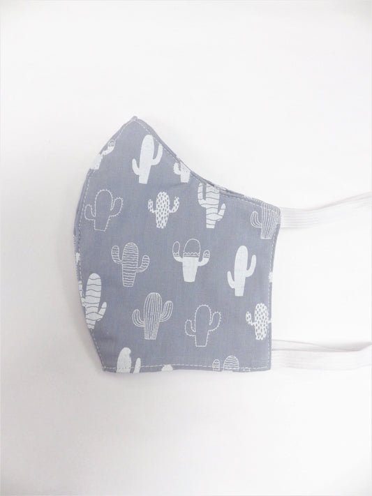 Gris & cactus blancs