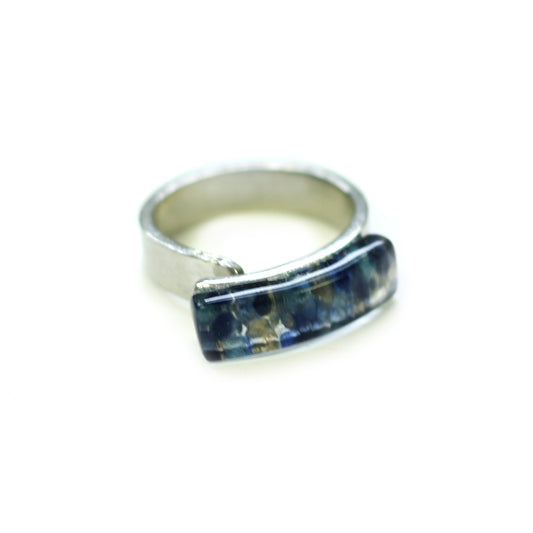 Bague Luna - Bleu - Créart
