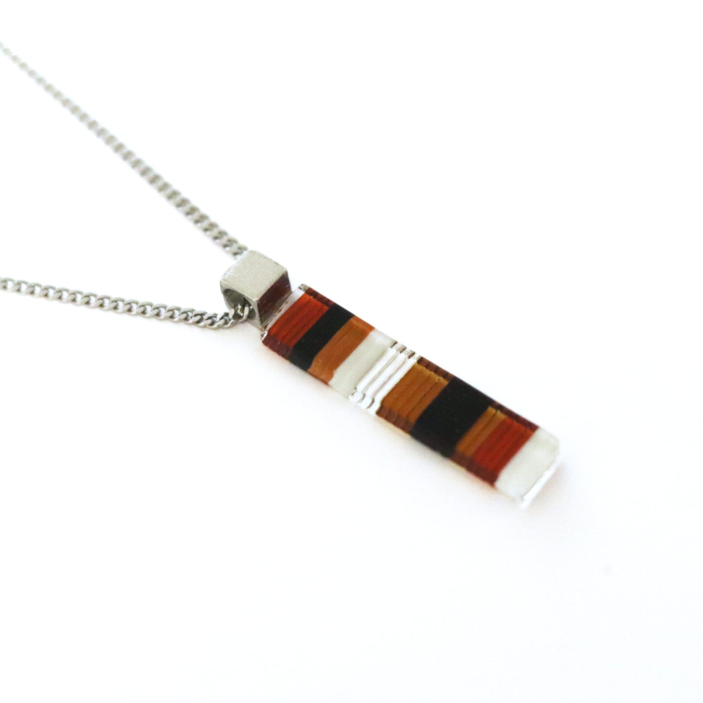 Collier Sautoir Simply Thin - Marron - Créart