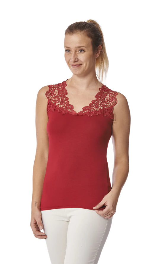 Camisole Teri 5501 - rouge - Arianne