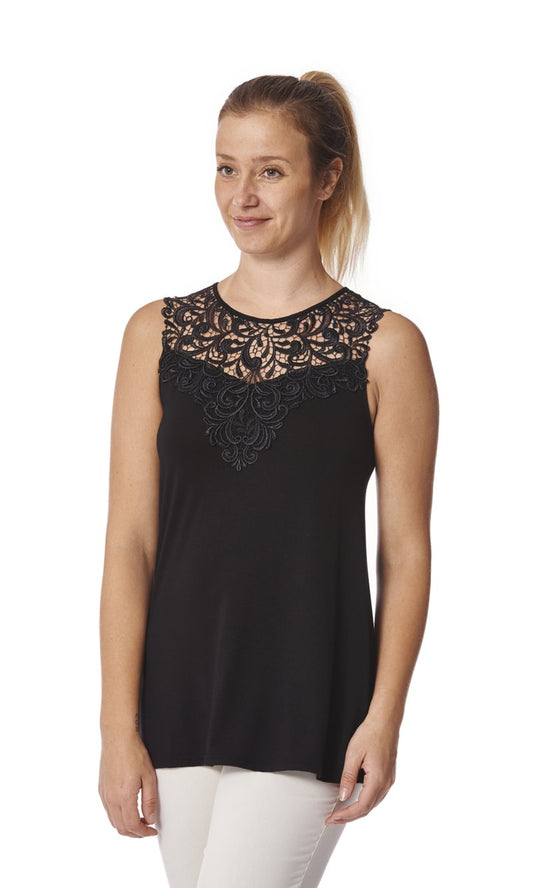 Camisole Teri Noir 5566L - Arianne