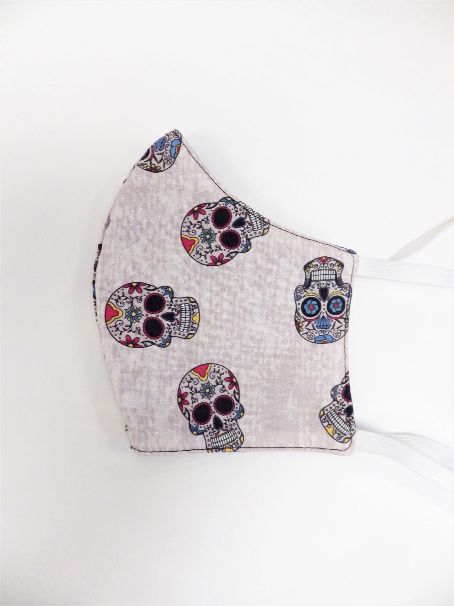 Blanc & têtes de mort mexicaines