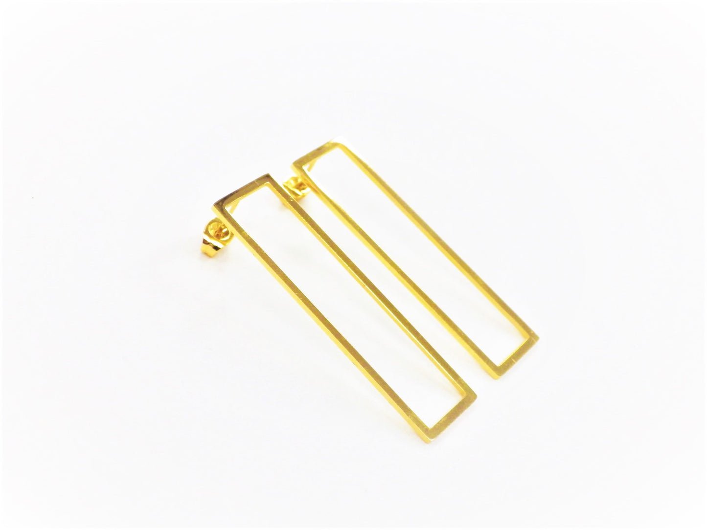 BO Prisme Rectangulaire Inox Or - Rouge Inox