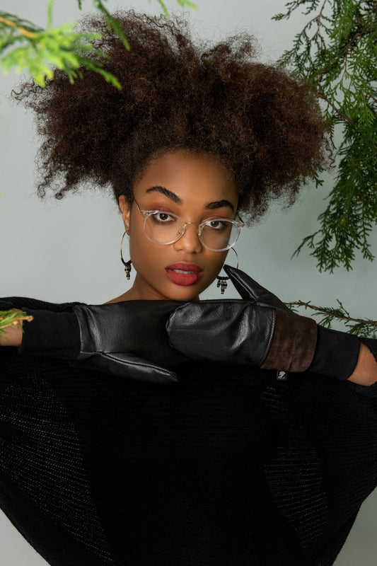 Brown Kazak Lhase Mitten