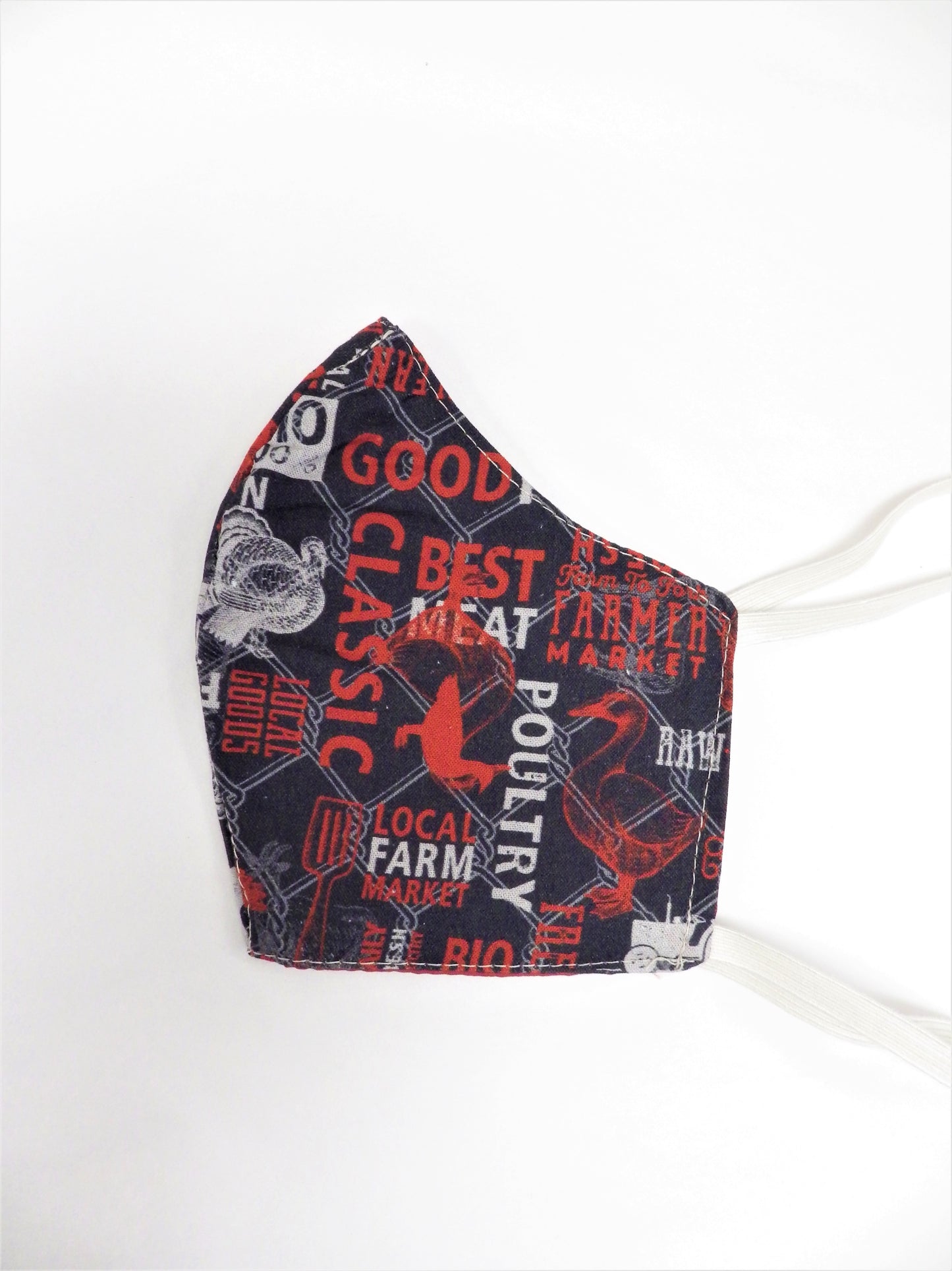 Noir & rouge poulet bio