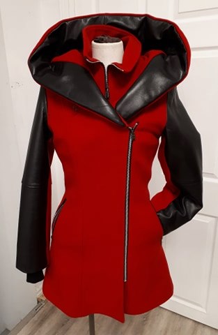 Manteau Sofia Rouge Sicily