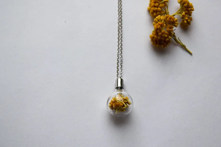 Pendentif Fleur Immortelle - Asha